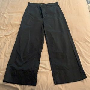 Everlane wide-leg cropped pant